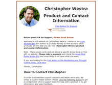 Tablet Screenshot of christopherwestra.com